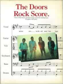 The Doors rock score: Five of The Doors' greatest songs scored for small groups : complete with lyrics